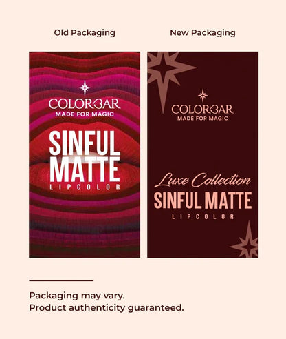 Sinful Matte Lipcolor - Luxe Collection