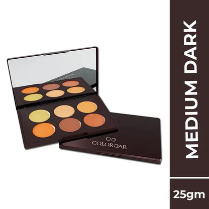 Colorbar 24Hrs Wear Concealer Palette-Medium Deep