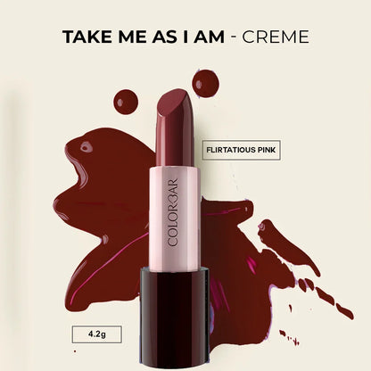 TAKE ME AS I AM VEGAN CRÈME  LIPSTICK