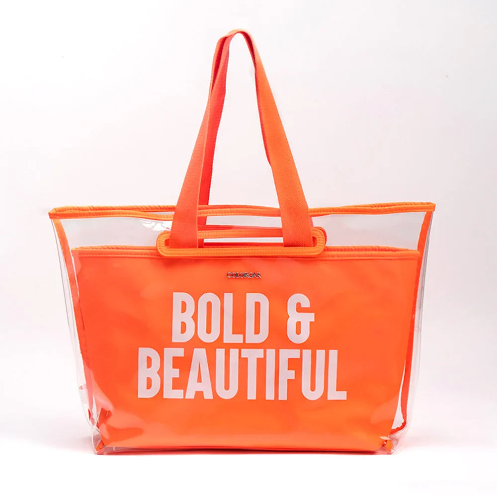 THE BOLD & BEAUTIFUL TOTE - NEON ORANGE