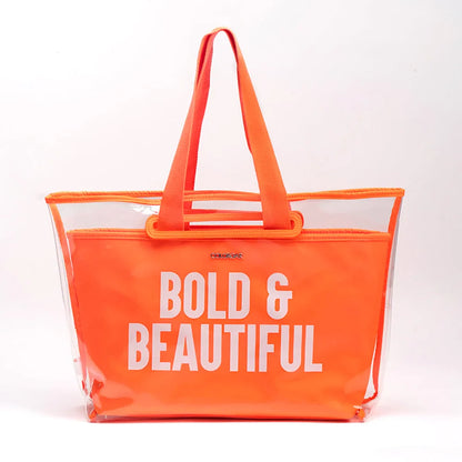 THE BOLD & BEAUTIFUL TOTE - NEON ORANGE
