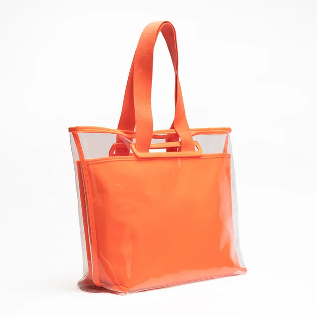 THE BOLD & BEAUTIFUL TOTE - NEON ORANGE