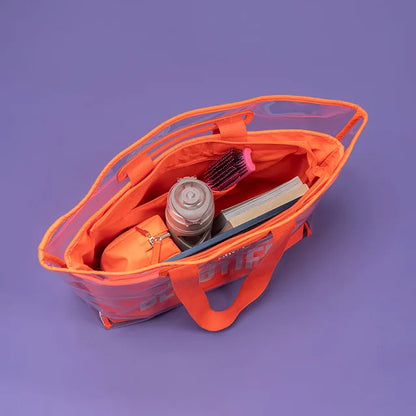 THE BOLD & BEAUTIFUL TOTE - NEON ORANGE