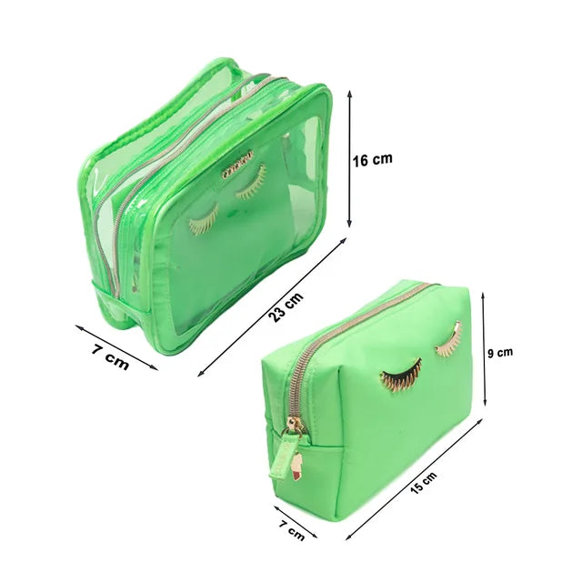 LIPS & LASHES BOX POUCH (SET OF TWO)